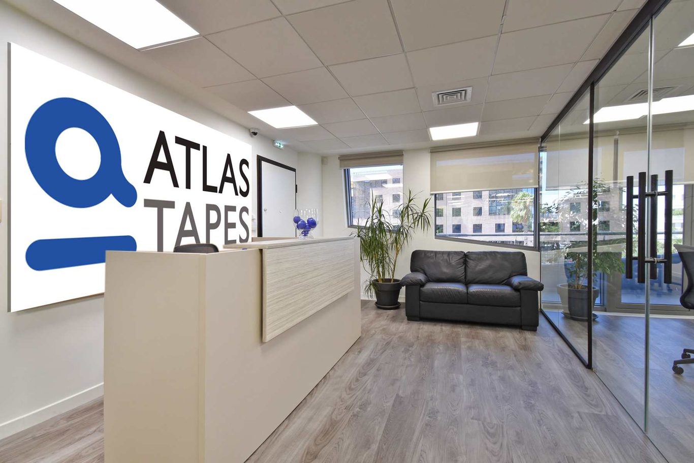 Atlas Tapes headquarters, Glyfada — AKPRAXIS office fit-out