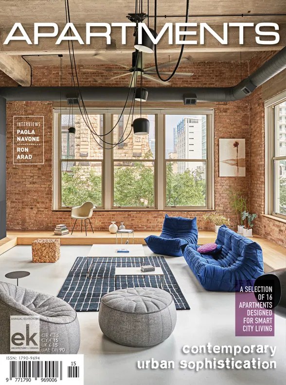 Apartments Magazine magazine cover — AKPRAXIS feature